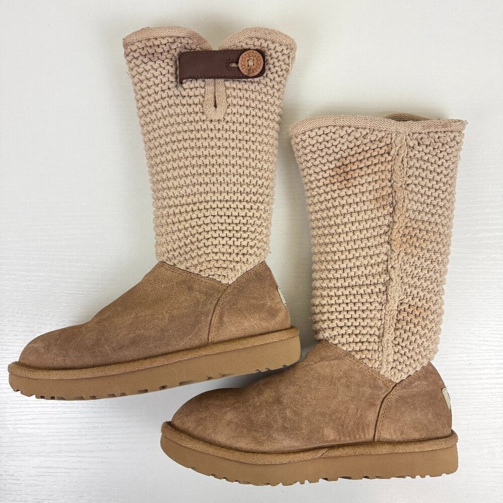 EUC UGG Shaina Sweater Cuff Boots S/N 1012534 - Picture 7 of 13